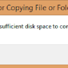 There is insufficient disk space to complete operation on Windows 10 There-is-insufficient-disk-space-to-complete-operation-even-after-running-Disk-Cleanup-100x100.png