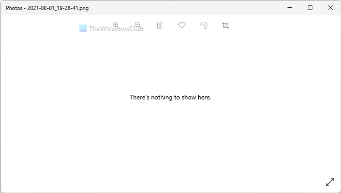 Fix There’s nothing to show here error in Photos app theres-nothing-to-show-here.png