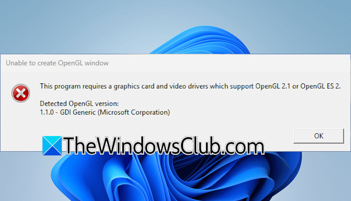 This program requires a graphics card and video drivers which support OpenGL 2.1 or OpenGL ES 2 This-program-requires-a-graphics-card-and-video-drivers.png