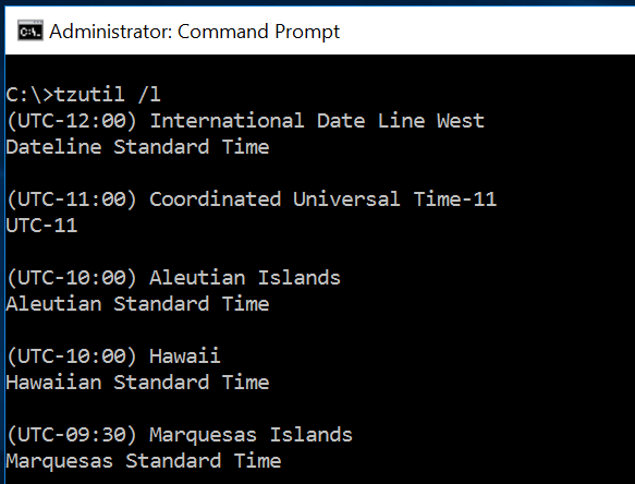 Changing Timezone from command line timezone_2.png