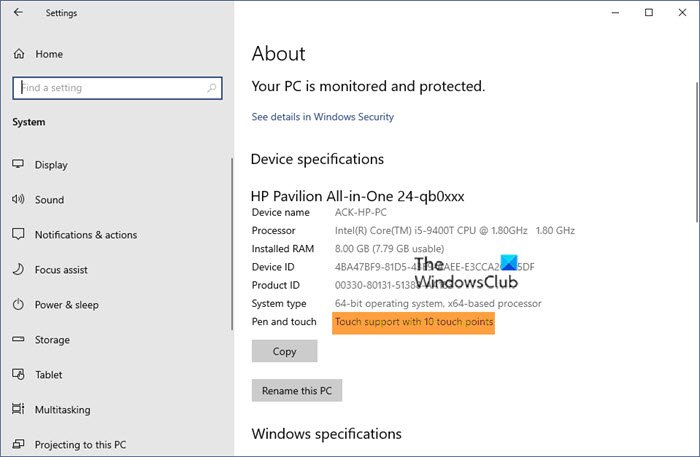 What is the meaning of Touch Support with Touch Points in Windows 11/10? Touch-Support-with-Touch-Points.jpg
