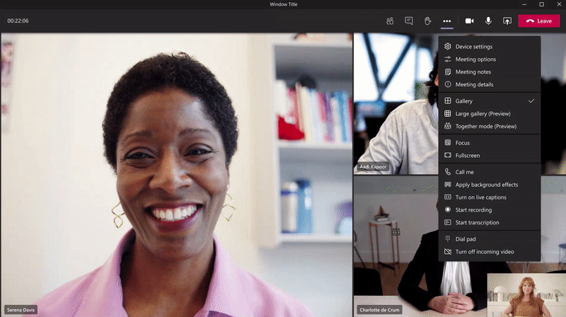 Live transcription with speaker attribution now in Teams meetings transcript%20gif.gif