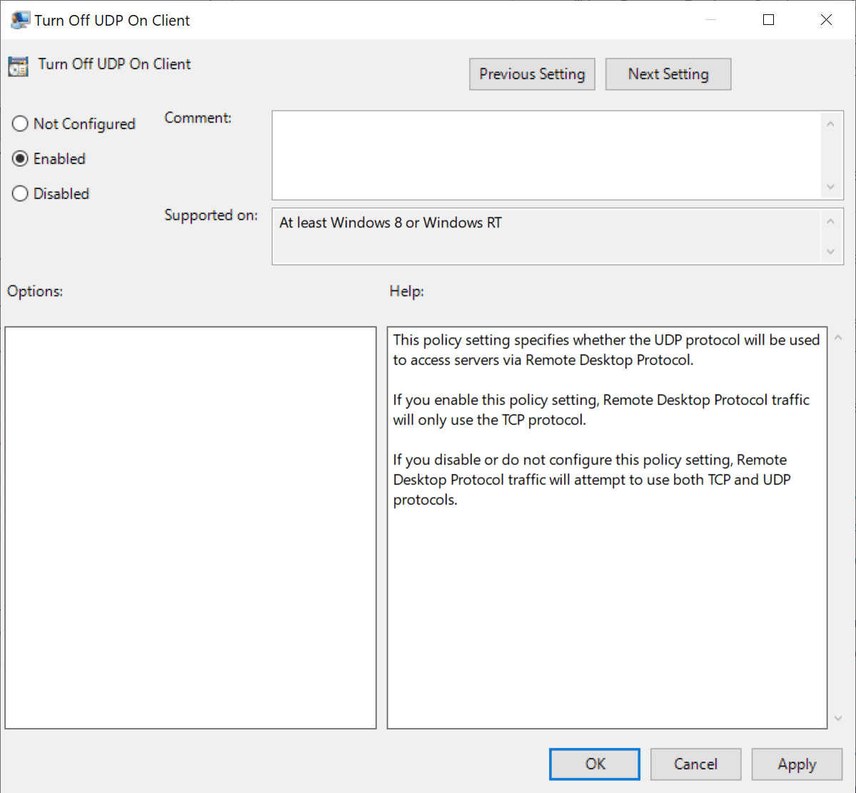 Microsoft confirms Windows 11 Remote Desktop issue turn-off-udp-on-client.png