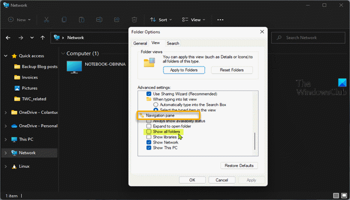 Turn On or Off Show all folders in Explorer Navigation Pane in Windows 11/10 Turn-On-or-Off-Show-all-folders-in-Navigation-Pane-Folder-Options.png