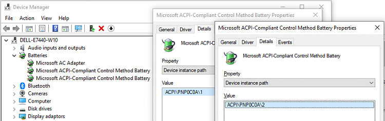 Laptop's Microsoft ACPI Compliant Control Method Battery shows as disconnected error 45 in... -two-microsoft-acpi-compliant-control-method-battery-device-manager-two-batteries-device-manager.png