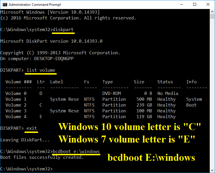 Can you dual boot two identical windows installations on separate drives on the same PC? ual-boot-management-win10-win7-separate-drives-how-use-bcdboot-add-repair-boot-menu-dual-boot-pc.png