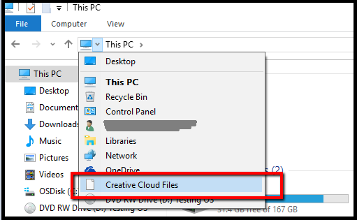 How to customize the side bar in Explorer (determine which cloud services appear and in... UcokJ.png