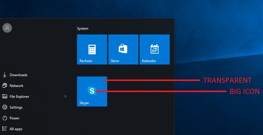 Why can't I customize the tile colors after the new icon updates? uIFuk.jpg