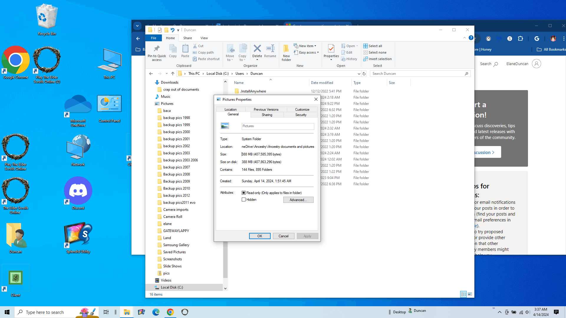 problems with one drive.  I restored a directory called Pictures all folders and sub... UIj45uoZHcHKUJqR7%2B7iA7eFumwLbrlqwxlTutqNJP48DUiZXEw9BA4Ky0jzY77eIwdENevFRfb6Z367dhP2G7uN8FI%3D.png