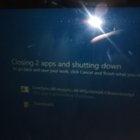 Random string of letters and numbers pop up and prevent my pc from shutting down ujCD3Rq57GMV3BXPv3oHwkPCg05W1BAcWPSWRW91VqA.jpg