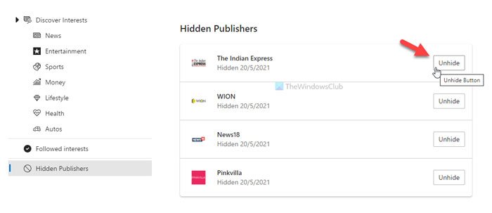 How to hide or unhide Publishers in News and Interests Taskbar Widget of Windows 10 unhide-publishers-news-interests-1.jpg