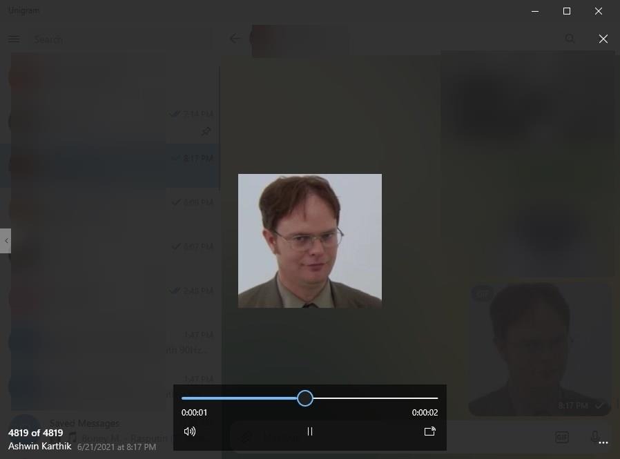 Unigram is an unofficial desktop client for Telegram that supports Secret Chat, Location... Unigram-animated-GIF-viewer.jpg