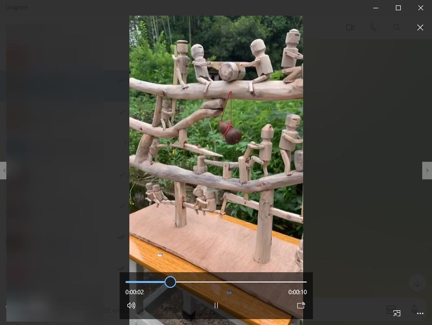 Unigram is an unofficial desktop client for Telegram that supports Secret Chat, Location... Unigram-video-player.jpg
