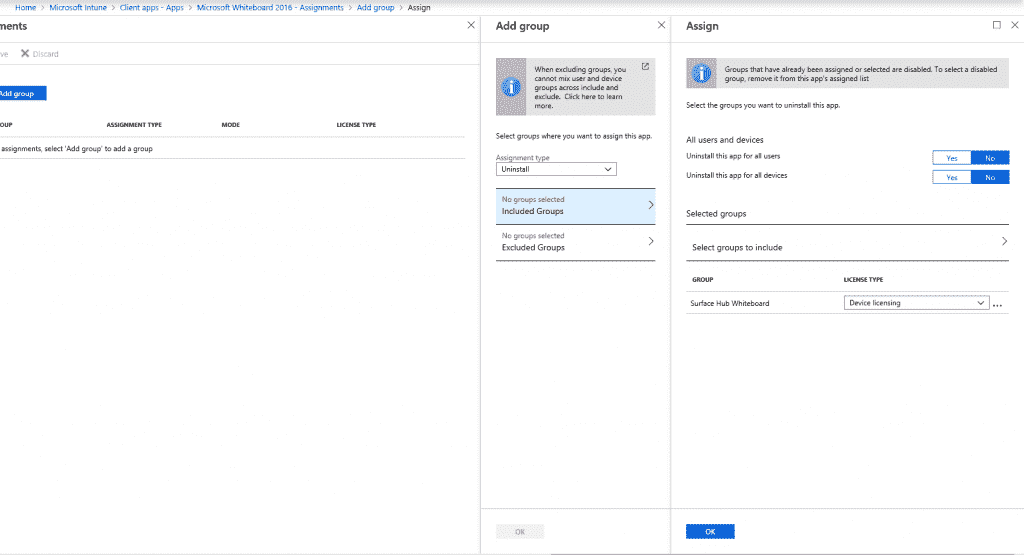 Set the Microsoft Whiteboard app on Surface Hub Uninstall-1024x555.png