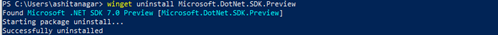 How to properly manage multiple versions of dotnet SDKs Uninstall-Dotnet-New.png