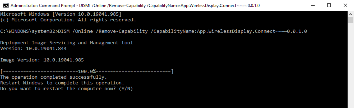 How to add and remove Wireless Display feature in Windows 10 uninstall-the-wireless-display-feature.png