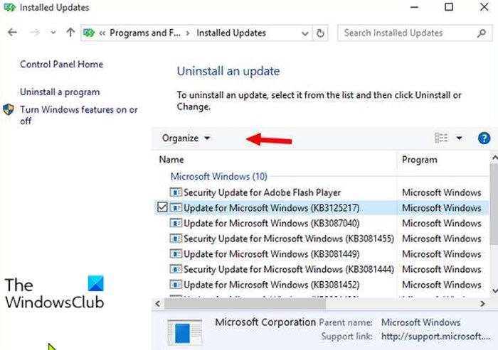 How to uninstall Windows Updates marked as Permanent without Uninstall option in Windows 10 Uninstall-Windows-Updates-without-Uninstall-option.jpg