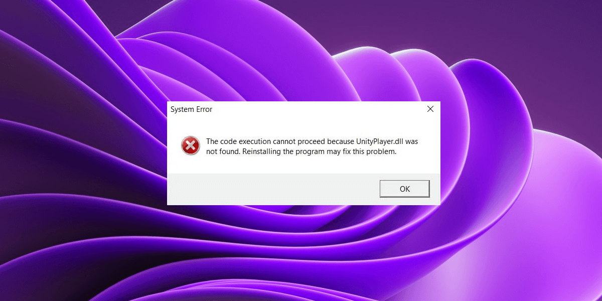UnityPlayer.dll is missing or not found on Windows PC UnityPlayer.dll-is-missing-or-not-found.png