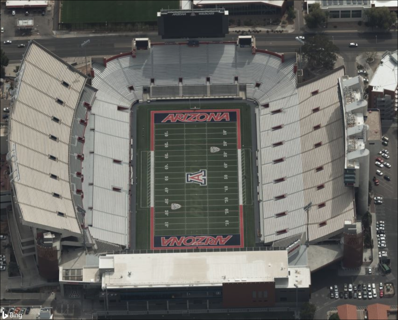 Bing Maps Released New Bird's Eye Imagery UniversityofArizonaStadium.png