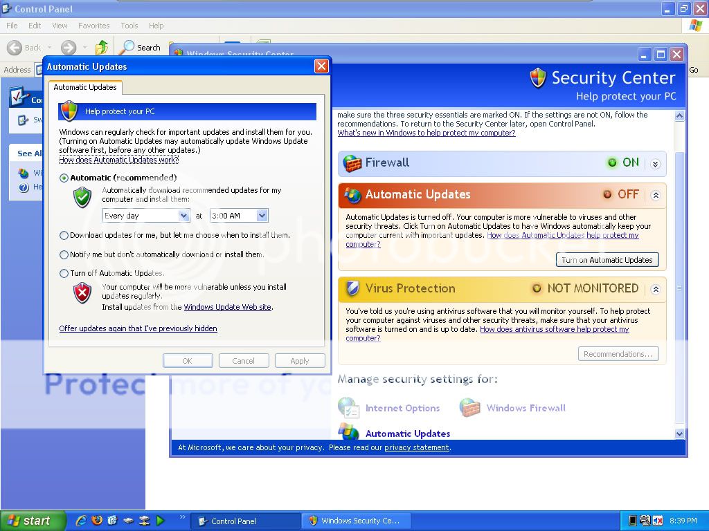 My Security Center Service is disabled and can't be enabled. Untitled-1-3.jpg