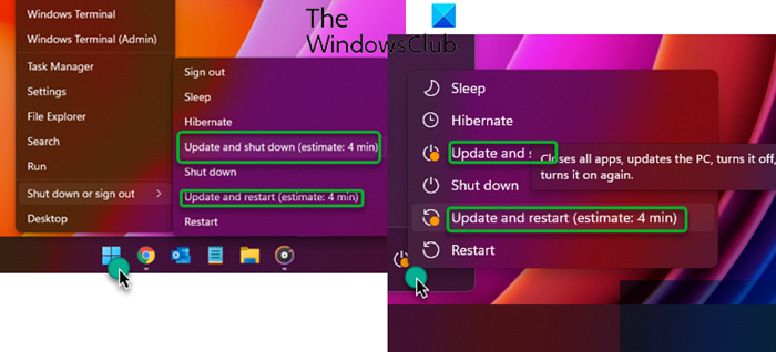 Windows Update Error 0x80070032, We’re having trouble restarting to finish the install update-and-restart-windows.png