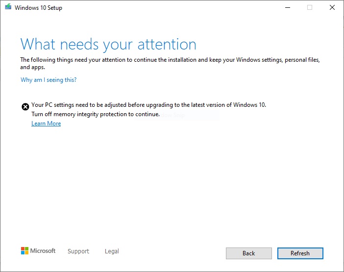 Windows Security feature blocks Windows 10 version 2004 Update-Assistant-compatiblity-hold.jpg