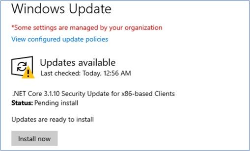.NET Core 2.1, 3.1, and .NET 5.0 updates coming to Microsoft Update Updates-available.png