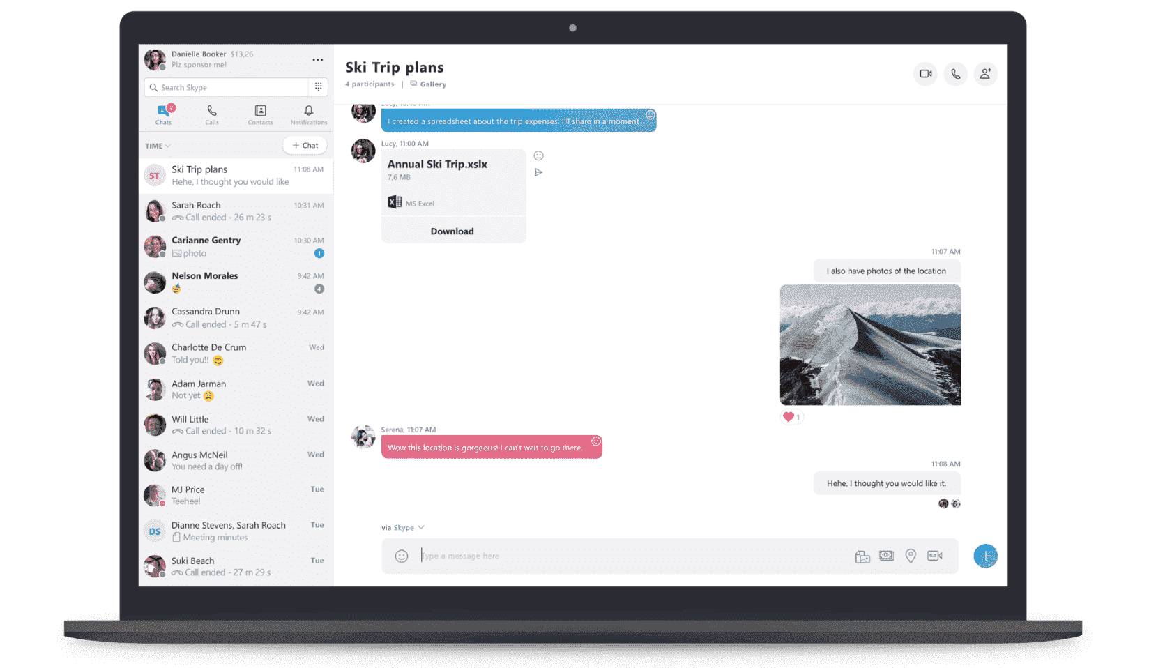 Skype 8.29 update to user experience for simplicity and familiarity Updates-to-the%E2%80%AFSkype%E2%80%AFuser-experience-2.png