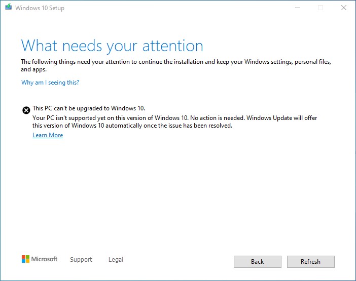Windows 10 2004 will remain blocked by one security feature Upgrade-block-notification.jpg