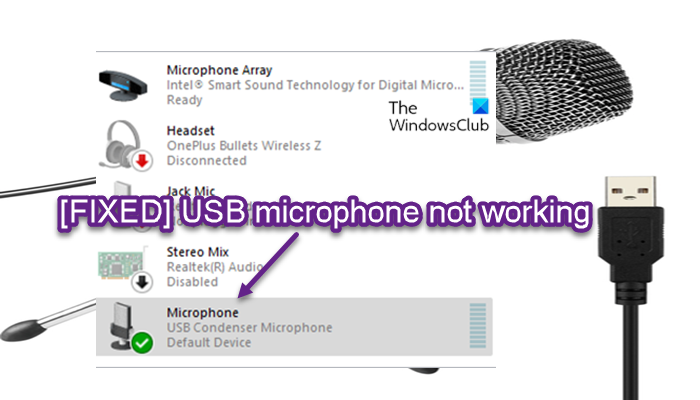 USB microphone not working on Windows 11/10 USB-microphone-not-working.png
