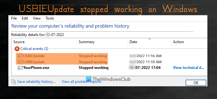 USBIEUpdate stopped working on Windows 11/10 USBIEUpdate-stopped-working-on-windows.png