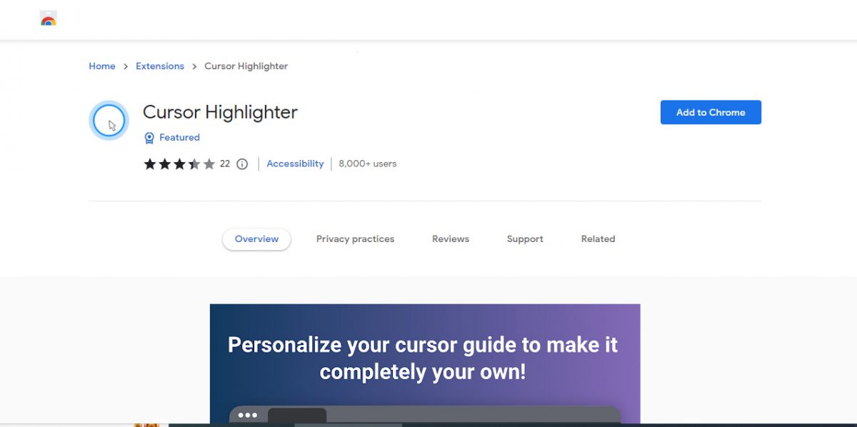 Enhancing Cursor Visibility in Windows 11/10: Tips and Tools Use-the-Cursor-Highlighter-browser-extension-to-highlight-your-cursor-scaled.jpg