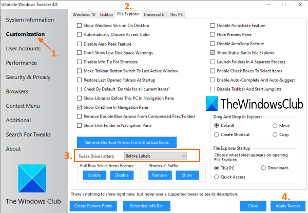 How to Show Drive Letters first before Drive Names in Windows 10 Explorer use-Ultimate-Windows-Tweaker.png