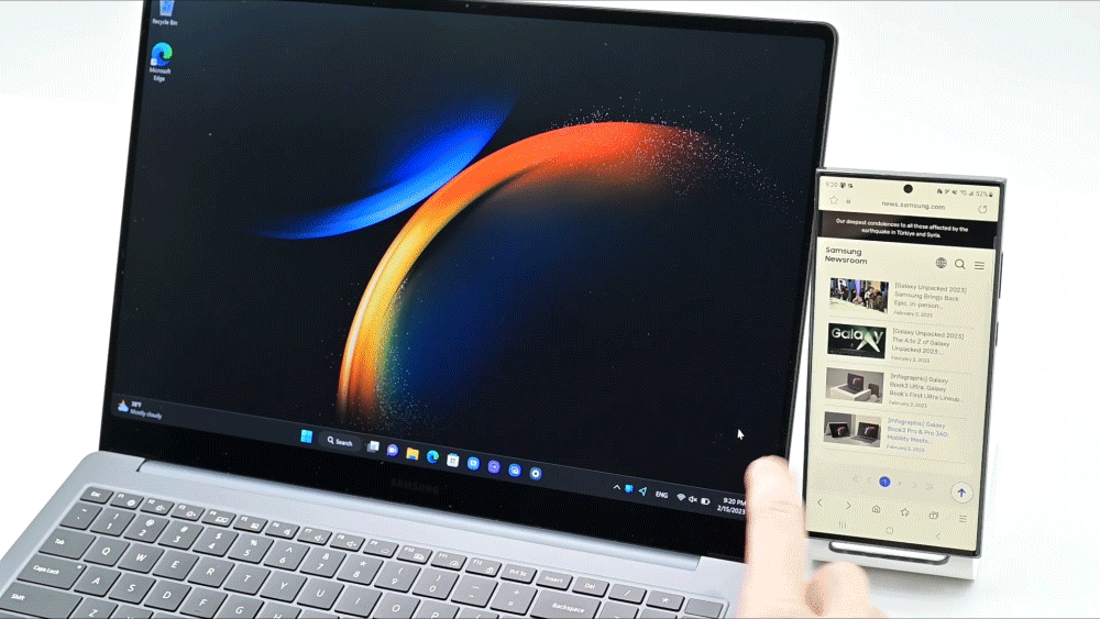 Can i import/ copy/ use my Contacts of my Galaxy A52 to my Book3 Galaxy laptop on Windows 11? User_Guide_Book3_Connectivity_main5.gif