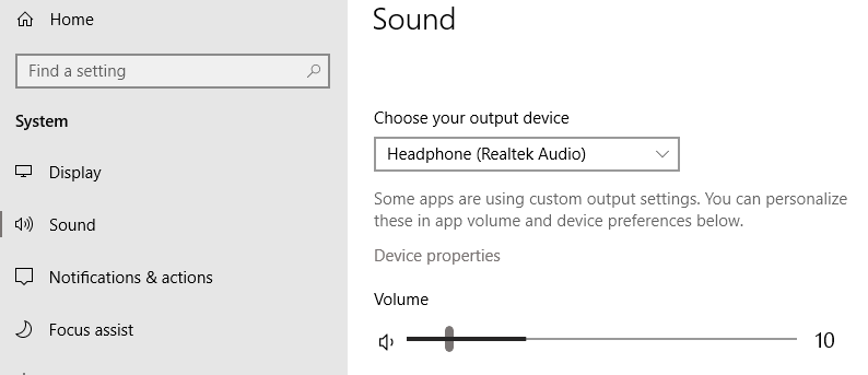 Volume stays at max no matter what level it's at if I'm not using headphones. uuyYb.gif