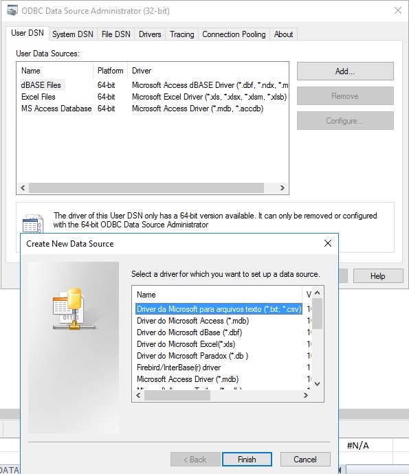 ODBC driver inserted from registry key does not show up in Source Administration UWKMn.jpg