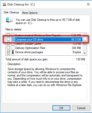 Use even more space after compress the drive, why? v4jVF.png