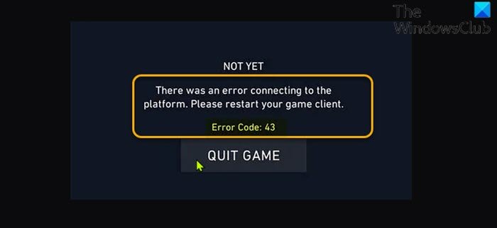 Fix VALORANT game client error codes 43, 7 on Windows 11/10 VALORANT-game-client-error-codes-43.jpg