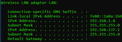 Hosted Network doesn't remove the initial IP when I set a new one via control panel,... vDY132psRreQPh2FqToGWj5K%2Fx5QP8GC%2FOX4kRTeXh9Tl9ZCpsuOOtHvknLF7qDKuWIpiBa32RXSUM3LIKTgKjumI%3D.png