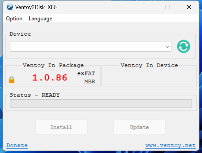 Ventoy 1.0.86: bypass Windows 11 hardware and online account requirement enabled by default ventoy-1.0.86.png