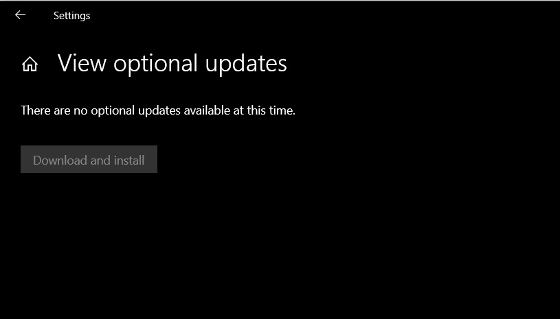 Windows 10 now allows you to get optional and driver updates View-optional-updates.jpg