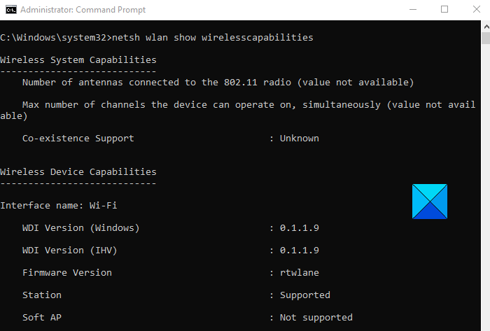 How to view Wi-Fi Network Driver information on Windows 10 View-the-adapter-capabilities.png