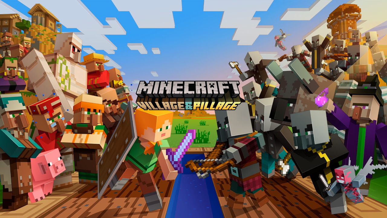 Watch Minecraft MINECON 2019 conference on September 28 VillageAndPillage.jpg