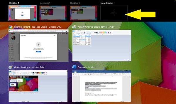 How to Manage Virtual Desktop like a Pro in Windows 10 virtual-desktop-shortcuts-3.jpg