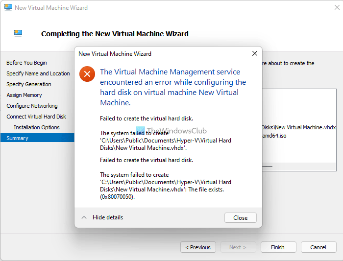 The Virtual Machine Management service encountered an error while configuring the hard disk virtual-machine-management-service-encountered-an-error.png