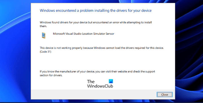 Fix Microsoft Visual Studio Location Simulator Sensor not working Visual-Studio-Location-Sensor-not-working.png