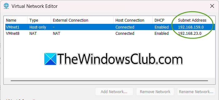 Unable to ping Virtual Machine from Host – VMware or VirtualBox vm-subnet-mask.png