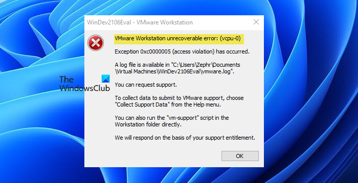 Fix VMware Workstation Unrecoverable Error (vcpu-0) VMware-Workstation-Unrecoverable-Error-vcpu-0.png