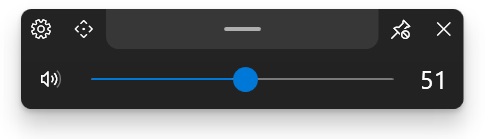 New Microsoft Store app brings modern flyouts to Windows 10 Volume-flyout.jpg