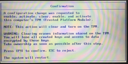 If I clear the TPM, what is lost? I don't understand what is considered encrypted data or... VOOGY.png